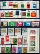 Bund BRD Jahrgang 1969 Ober-/Unterrand postfrisch