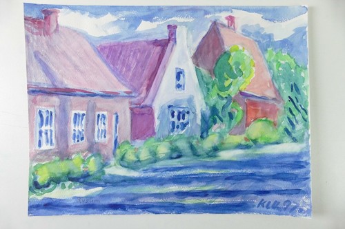 Wilhelm klußmann aquarell - wilhelm,