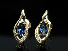 585 Gold Ohrstecker  14,8 mm x