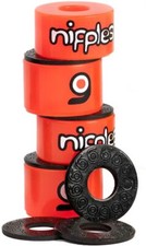 Orangatang Nipple Double Barrel Bushings Longboard Lenkgummis 85a orange soft