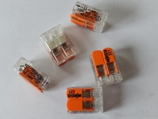 5xWAGO 221-412 Verbinder Verbindungsklemme mit Hebel