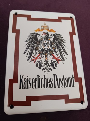 Historisches emaille schild - historisches,