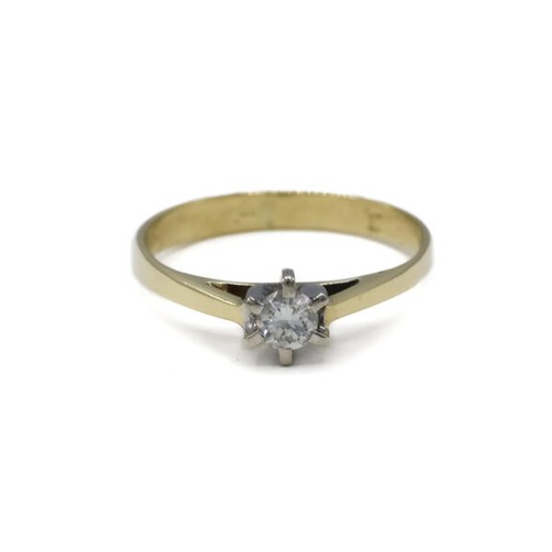 Ring mit brillantsolitär - mit,