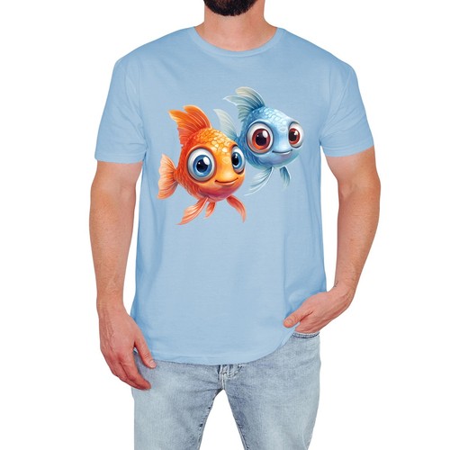 Süß goldfisch herren - süß, t-shirt
