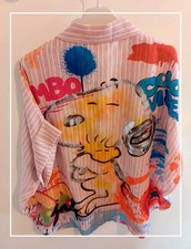 Snoopy Bluse PINK Streifen