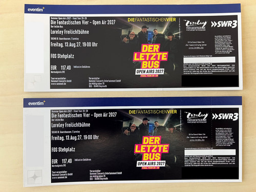 Tickets die fantastischen - 2,