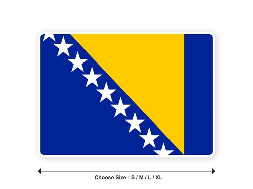 Aufkleber flagge bosnien - aufkleber,