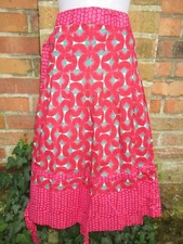 Rock Wickelrock bunt rosa rot