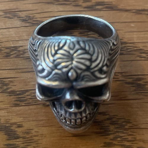 Vintage navajo totenkopf ring - vintage,