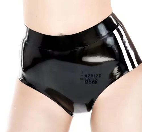 Latex slip pants panties - slip,