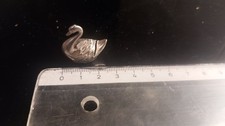 Schwan, Miniatur, Metallfigur