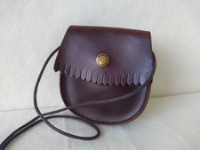 Dr. Martens Leder Brustbeutel Geldbörse zum Umhängen weinrot