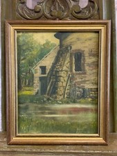 ÖLGEMÄLDE HALLER BURG ANTIK