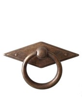 Antik Möbel Beschlag Griff Biedermeier Ring Möbelschild Möbelgriff 5210/0B.01