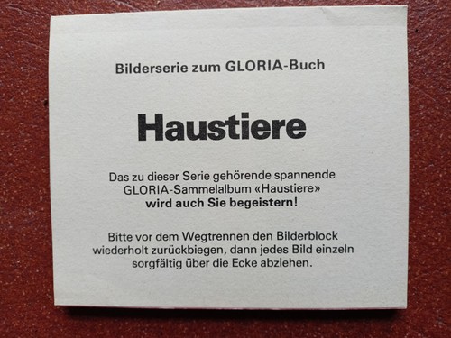 Gloria sammelbilder - ***,