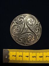 Brosche Keltisch St Justin Pewter Cornwall Triskele