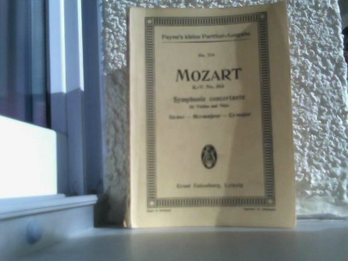 Mozart symhonie concertante - -,