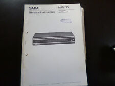 Original Service Manual Schaltplan SABA  Hifi Studio  8090 Stereo K
