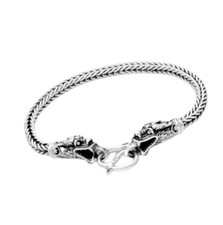 Dragon Silber Armband Amulett