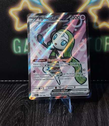 Pokemon meloetta holo - meloetta, ex