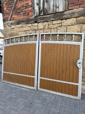 Hoftor Einflügel  Stahlrahmen Klappbar