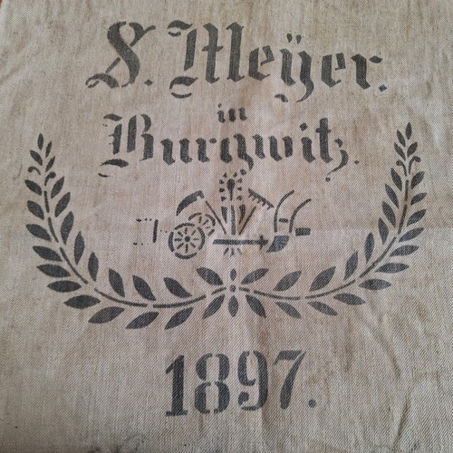 Antiker leinensack 1897 - antiker,