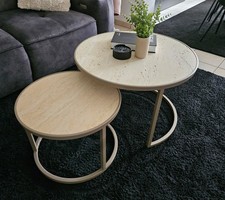 Couchtisch 2er Set BEIGE