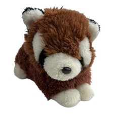 Roter Panda Stofftier Plüsch Kuscheltier ca. 40 cm braun schwarz VINTAGE