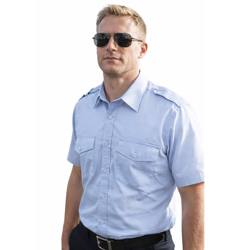Herren pilotenhemden kurzarm - herren,