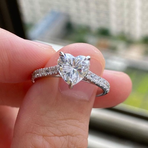 12ct herzschliff moissanit - 2,12ct.,
