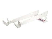 Träger für Regal, Regalträger, verschiedene Ausführungen weiß 2 Stück