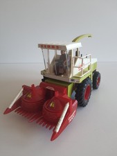 Britains Claas Jaguar 690 + Kemper Champion 3000 Maishäcksler mit Fahrer 1987