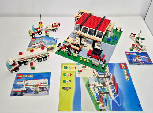 Lego town gas station 6397 - town,