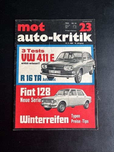 Mot test vw 411 - 23/69,
