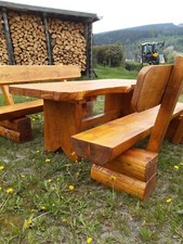 Massivholz Sitzgruppe XXL