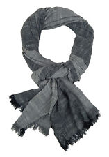 Ella Jonte Herrenschal Beige Braun Grau oder Blau leichter Schal Baumwolle