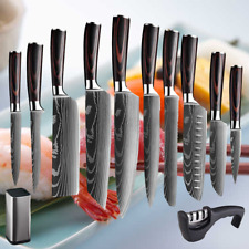 Küchenmesser Profi Kochmesser Japanisches Damast Edelstahl Santoku Messer Scharf