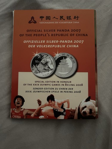 Silber panda 2007 - silber,