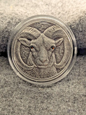 Silbermünze Mongolei 500