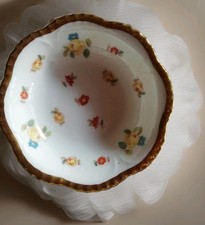 Vintage Epiag Royal Schalen Floral Mit Goldrand