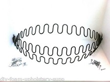 ZICK ZACK Federn, jede Größe. Polsterfeder Reparaturset, inklusive Nägel & Clips.