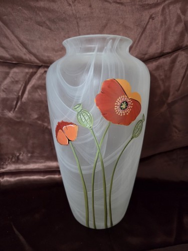 Vintage herner glas vase - vintage,