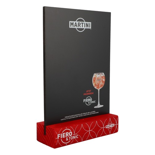 Martini wermut tischaufsteller - martini,
