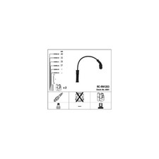 Zündleitungssatz NGK 4081