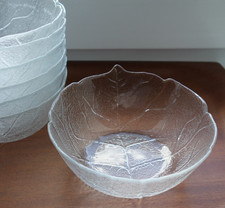 7 Schälchen Kompott Dessert Luminarc Arcoroc Aspen Blattform 12,5 x 5,5