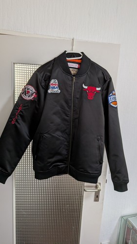 Mitchell and ness satin bomber - mitchell,