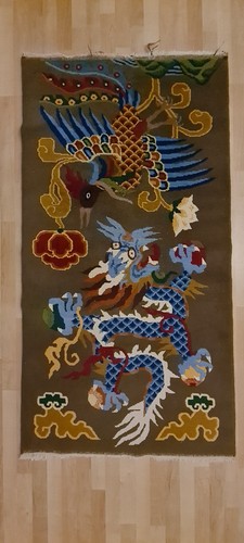 Tibetanischer drachen teppich - tibetanischer,