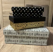 #227# 3er Set Geschenkbox Geschenkkarton Weihnachten