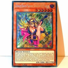 Yugioh Karte Dunkles Magier-Mädchen Lehrling Des Magiers Secret Rare ALIN-DE004 