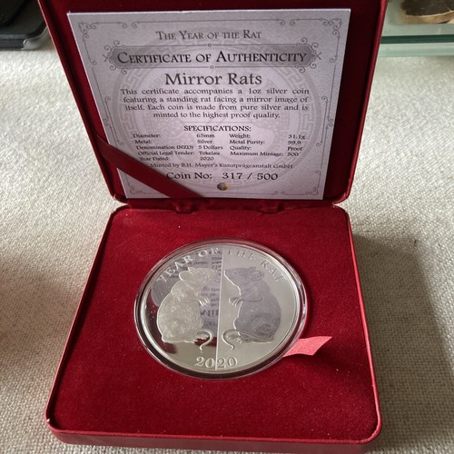Tokelau 2020 mirror rats 1oz - tokelau,